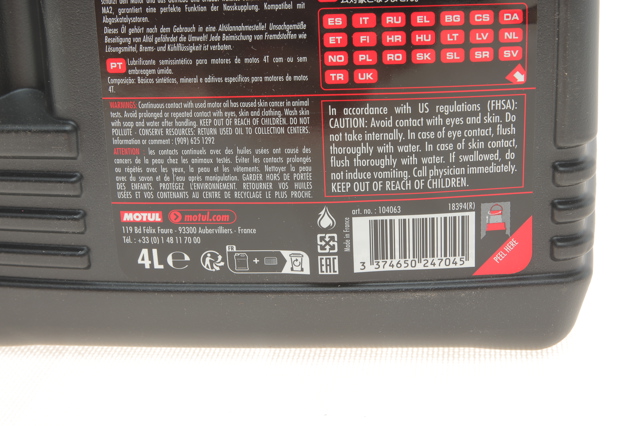 Aceite de motor 836641 Motul