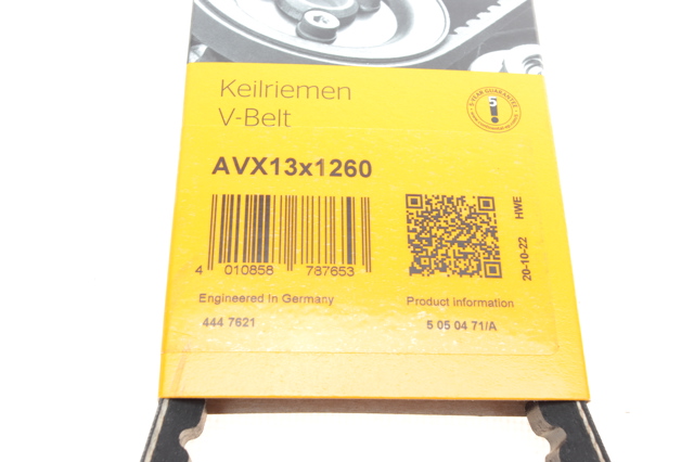 Correa de transmisión trapezoidal Continental/Siemens AVX13X1260 precio, desde 19,43 EUR