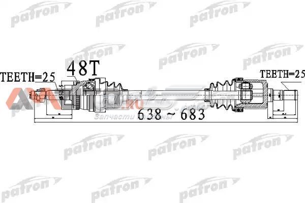 495001G110 Hyundai/Kia árbol de transmisión delantero izquierdo