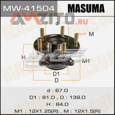 MW41504 Masuma cubo de rueda trasero