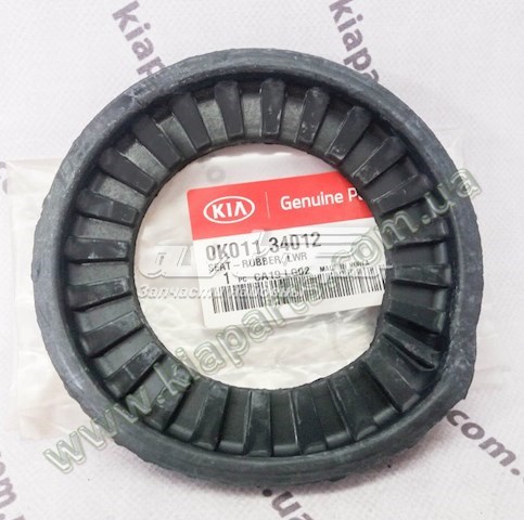 0K01134012 Hyundai/Kia espaciador (anillo de goma Muelle Inferior Delantero)