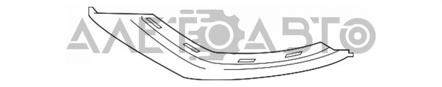 Comprar FP4827933 FPS Moldura de parachoques delantera izquierda