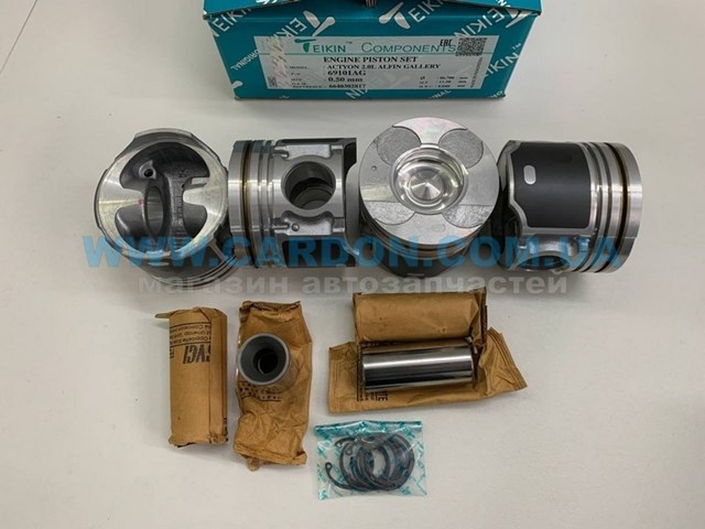 Juego De Piston Para Motor, 2da reparación (+ 0,50) para SsangYong Kyron 