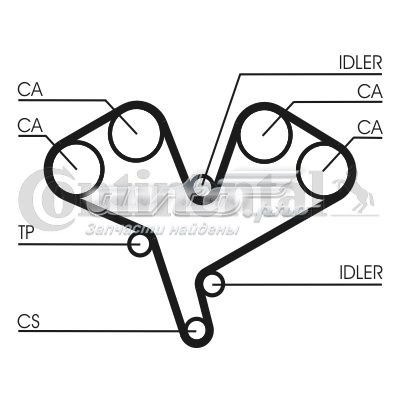 CT990K1 Continental/Siemens kit correa de distribución