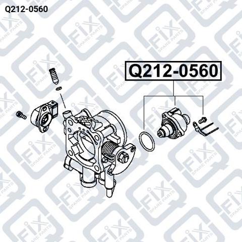 Comprar Q2120560 Q-fix Válvula de ralentí (IAC)