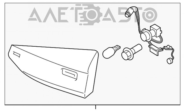 FP 2825 F4-P FPS piloto posterior interior derecho