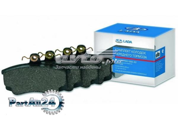 21080350180082 Lada Pastillas delanteras