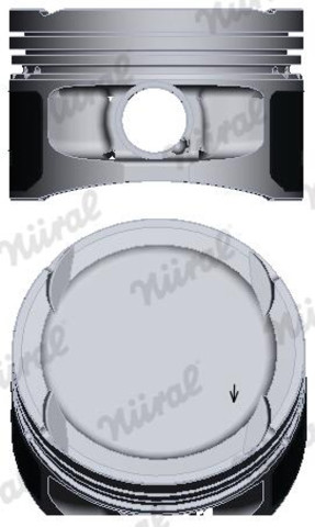 8744780700 Nural Pistón completo para 1 cilindro, segunda reparación (+0,50 mm)