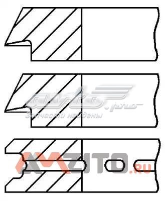 08-741200-00 Goetze juego segmentos émbolo, compresor, para 1 cilindro, std