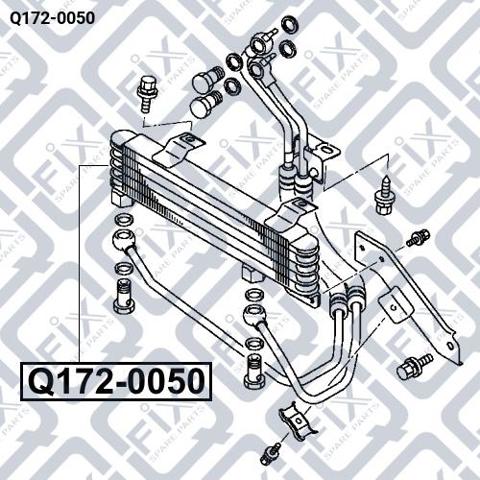 ST1240A019 SAT radiador de aceite