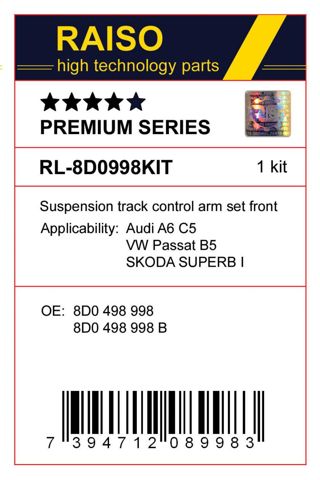 Kit de brazo de suspensión delantera Raiso RL8D0998SKIT