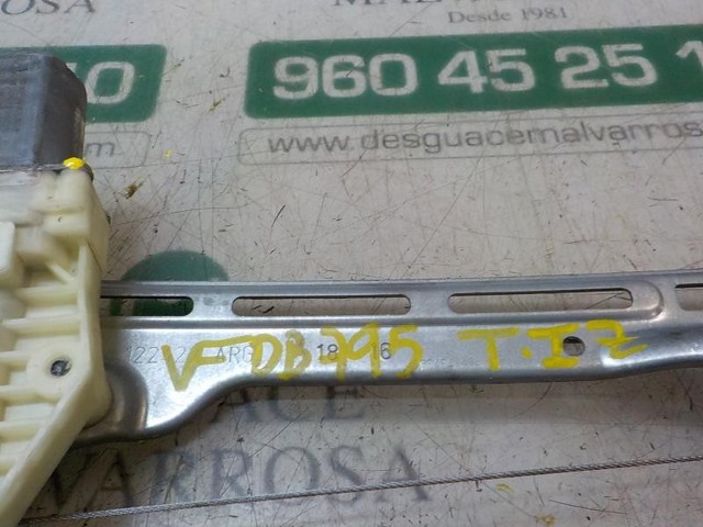9816273680 Peugeot/Citroen Mecanismo de elevalunas de la puerta trasera izquierda