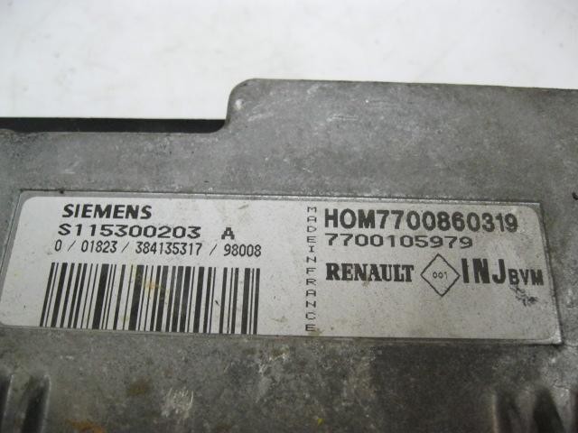 Unidad de control del motor  Renault (RVI) 7700105979 precio, desde 65,34 EUR