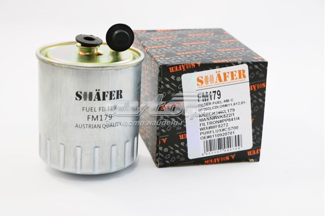 Filtro combustible Shafer FM179 precio, desde 8,58 EUR