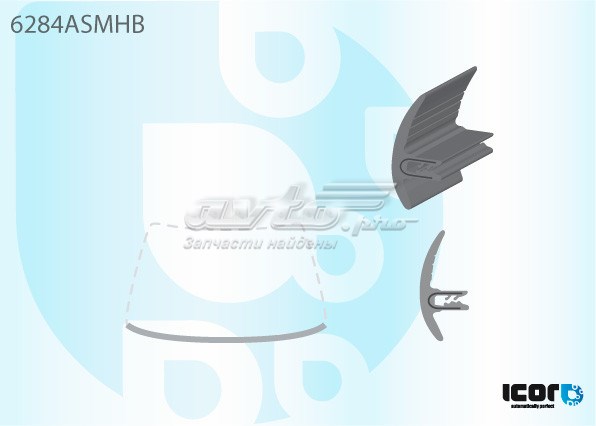 Moldura inferior del parabrisas FPS GS5051P134X precio, desde 25,53 EUR