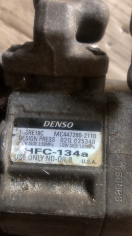 4472802110 Honda compresor de aire acondicionado