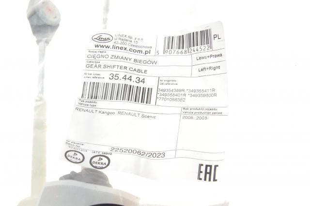 Cables de caja de cambios 354434 Linex