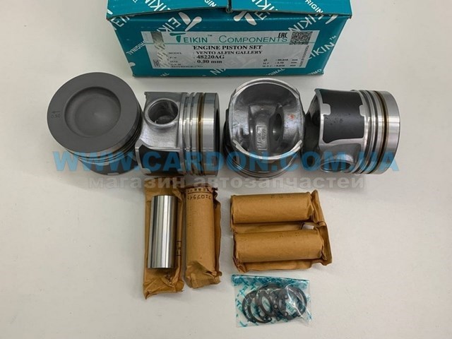 Juego De Piston Para Motor, 2da reparación (+ 0,50) para Skoda Roomster (5J)