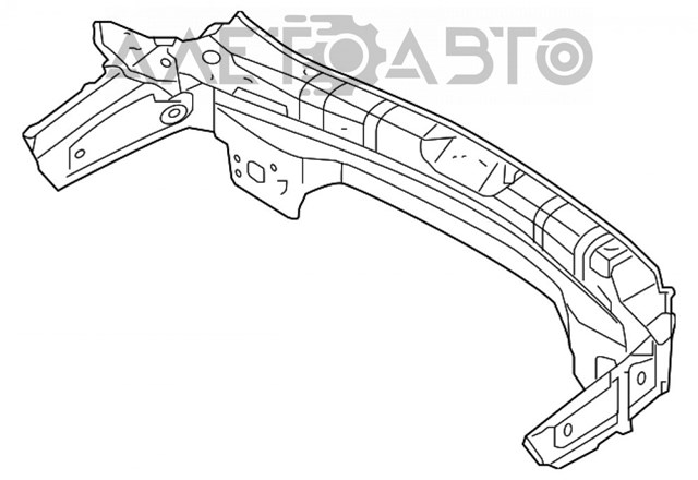 Panel del maletero trasero 659102W000 Hyundai/Kia