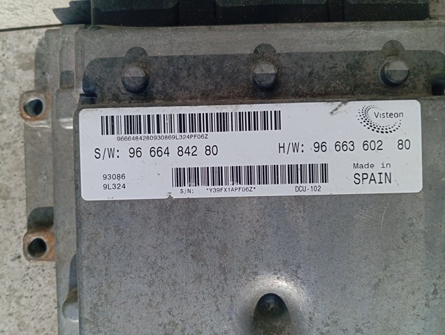 9666360280 Fiat/Alfa/Lancia Centralina Del Motor