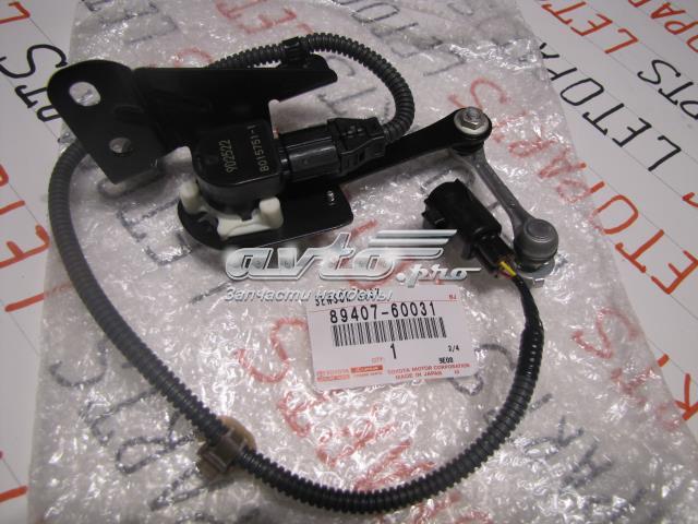 8940760031 Toyota sensor, nivel de suspensión neumática, trasero derecho