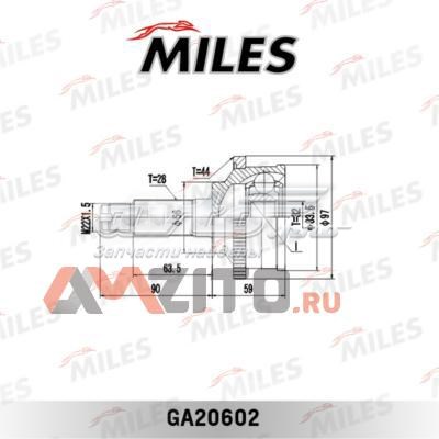 GA20602 Miles junta homocinética exterior delantera