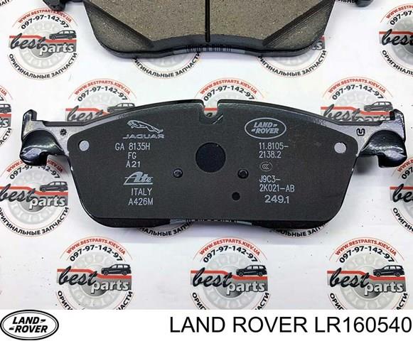 LR160540 Land Rover Pastillas delanteras