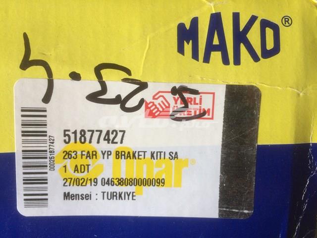 51877428 Fiat/Alfa/Lancia Soporte de montaje de faros delantero izquierdo