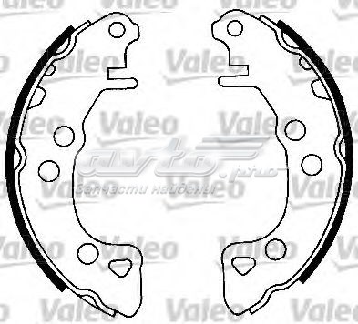 Zapatas de freno de tambor traseras VALEO 554692
