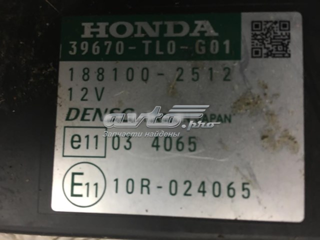 39670TL0G01 Honda