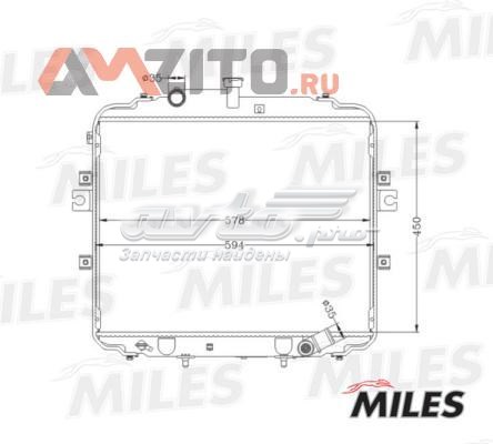 ACRB068 Miles radiador refrigeración del motor