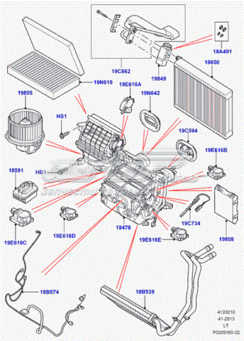 Polea de cigüeñal para Land Rover Discovery (L319)