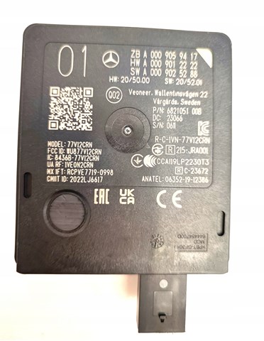 Sensor de ángulo muerto trasero Mercedes A0009059417 precio, desde 512,01 EUR