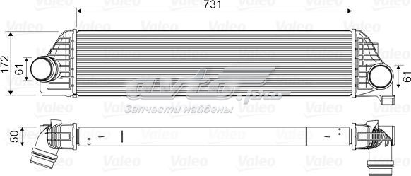 818561 VALEO Radiador de intercooler
