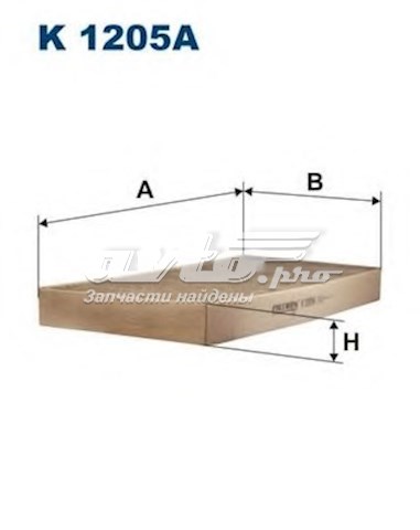 K1205A Filtron Filtro antipolen