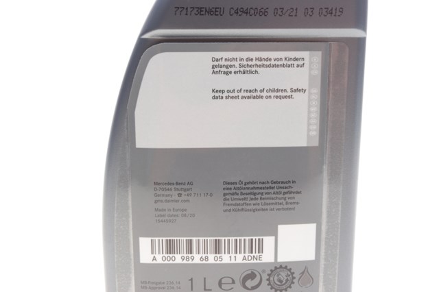 A000989680511ADNE Mercedes Aceite caja cambios