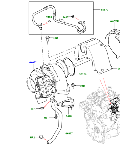 Comprar LR140581 Land Rover Turbo de coche