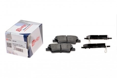 Pastillas traseras Solgy 209159