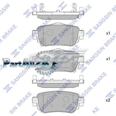 Pastillas traseras de freno Sangsin SP4140 precio, desde 18,86 EUR