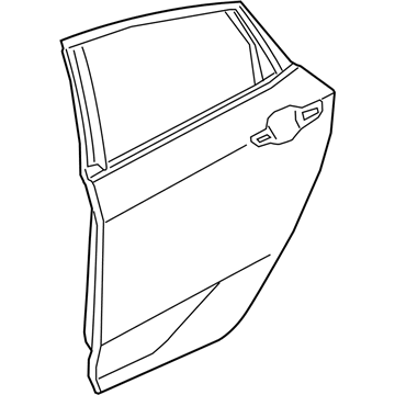 Puerta trasera derecha Honda 67510TGJQ00ZZ precio, desde 125,29 EUR