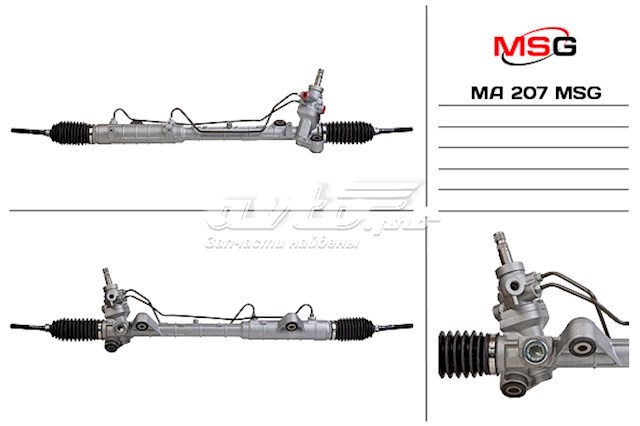 GJ6A32110E Mazda cremallera de dirección