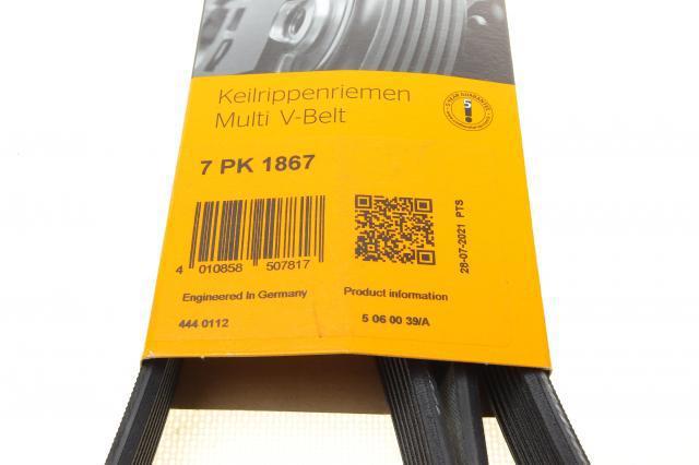 Correa de alternador 7PK1867 Continental/Siemens