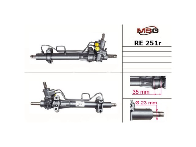 Cremallera de dirección RE251R MSG Rebuilding
