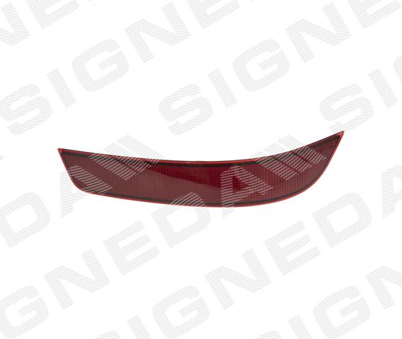 ZBZ1702L Signeda reflector, parachoques trasero, izquierdo