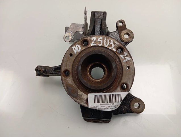 Muñón del eje, soporte de rueda, delantero derecho General Motors 95527025