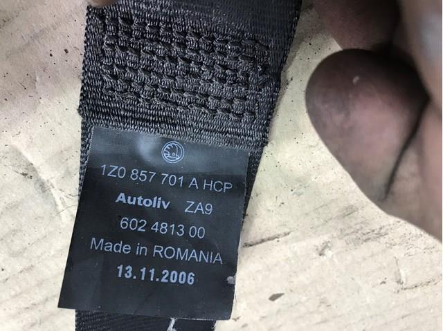 Cinturón de seguridad delantero izquierdo 1Z0857701A VAG