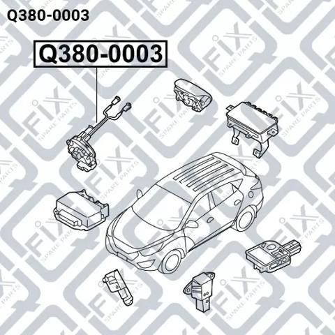 Anillo de contacto del volante Q-fix Q3800003 precio, desde 33,03 EUR