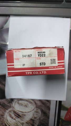 Juego de anillos de pistón, motor, STD TPR 34167STD