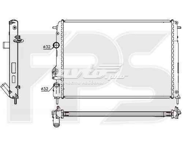 FP56A365 FPS Refrigeración del motor