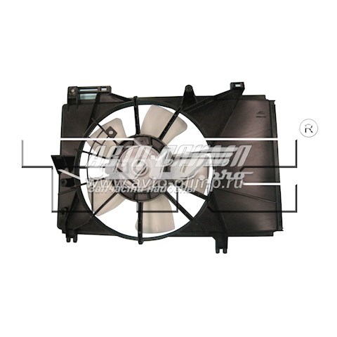 622740 TYC difusor de radiador, ventilador de refrigeración, condensador del aire acondicionado, completo con motor y rodete